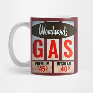 ⛽ Woodwards Gas ⛽ Retro circa Mug